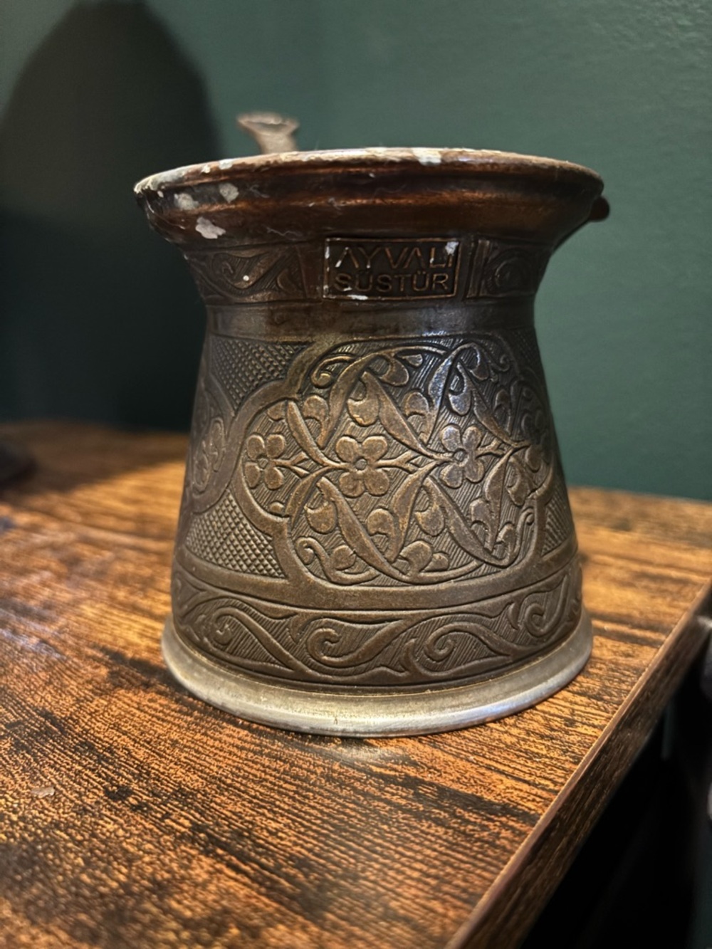 Vintage Turkish Traditional Coffee Pot